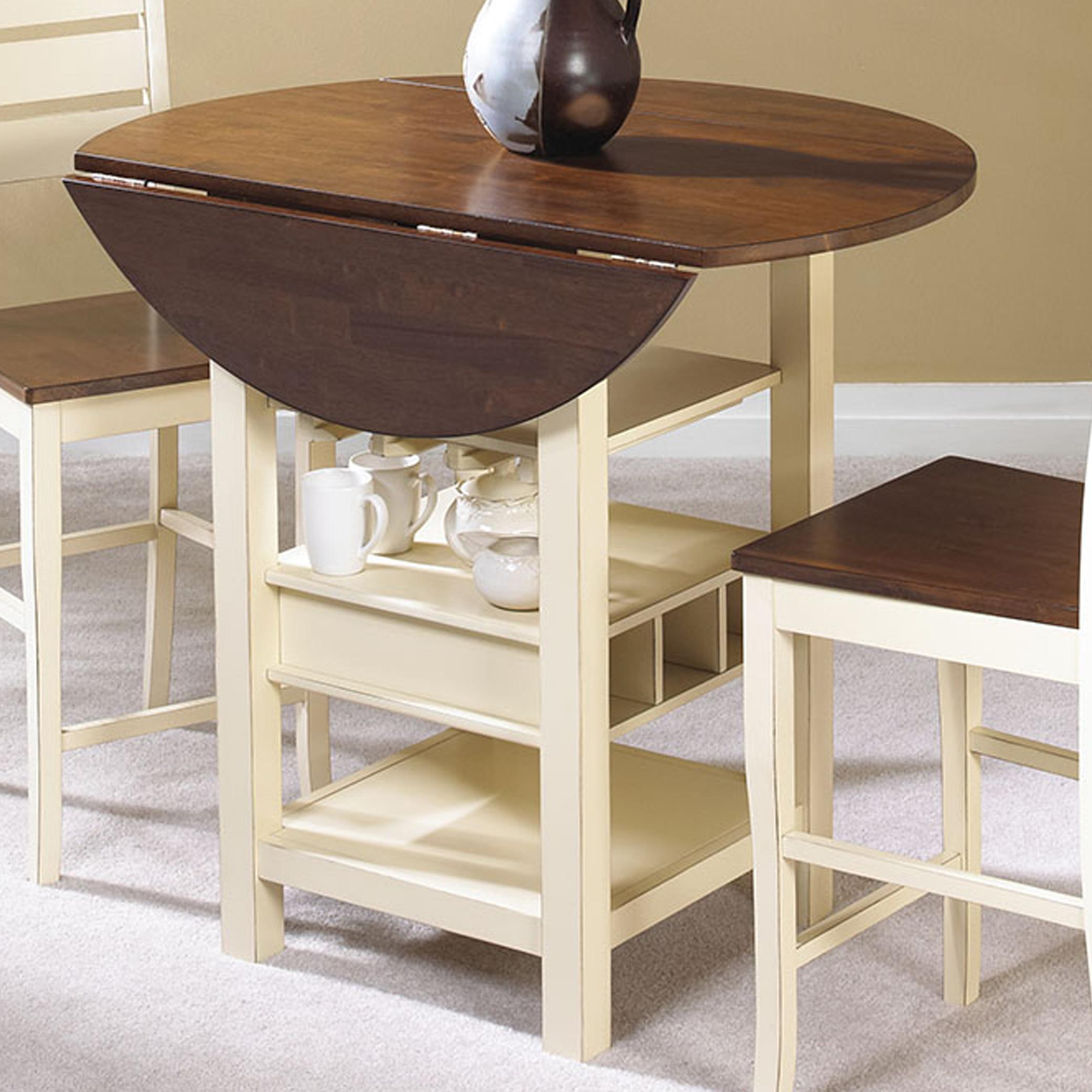 Cramco Inc Cascade A7007 68 Drop Leaf Pub Table Corner